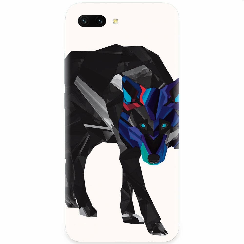 Husa silicon pentru Honor 10, Abstract Wolf
