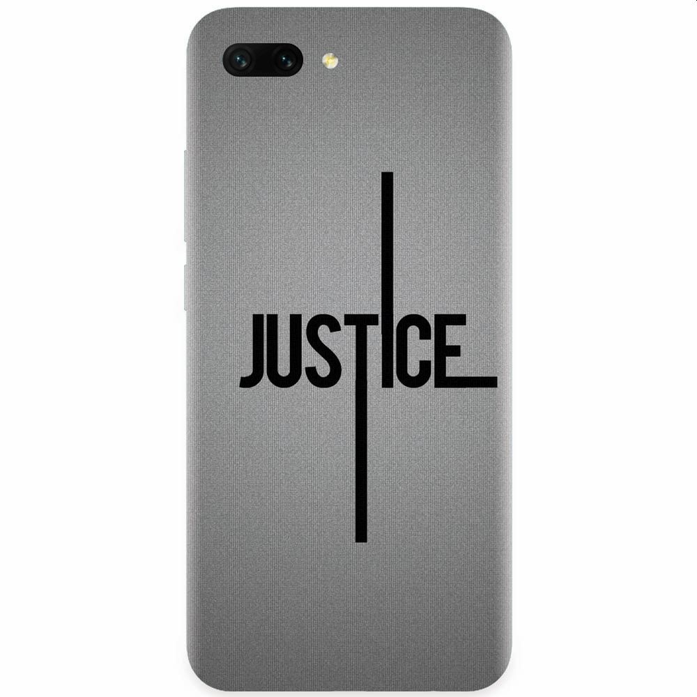 Husa silicon pentru Honor 10, Amir Justice Minimalistic Nubheebuccus Text