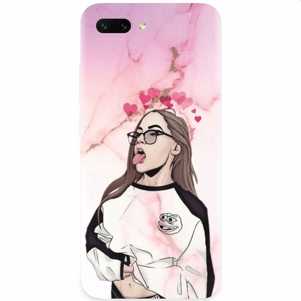 Husa silicon pentru Honor 10, Bad Girl