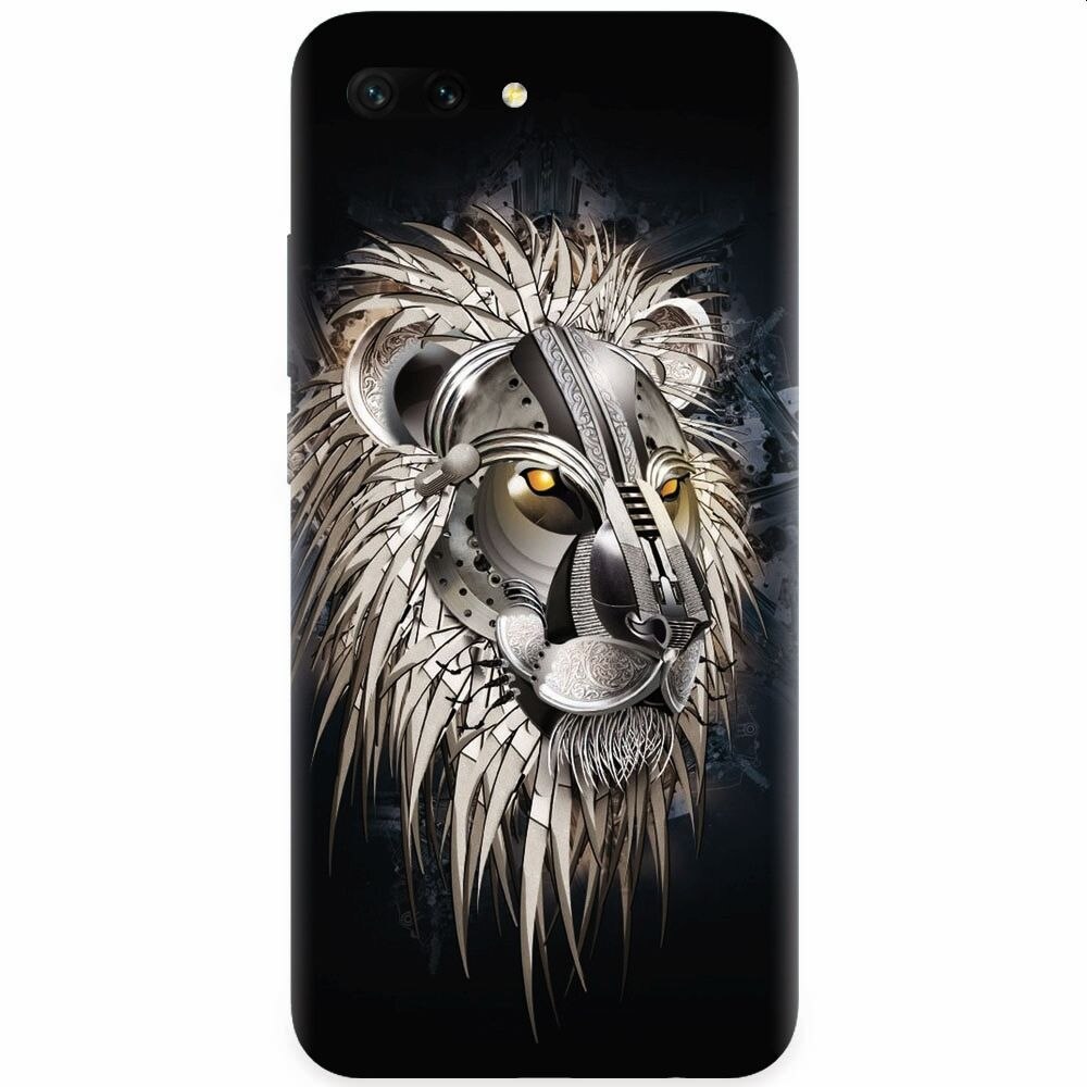 Husa silicon pentru Honor 10, Abstract Lion 001