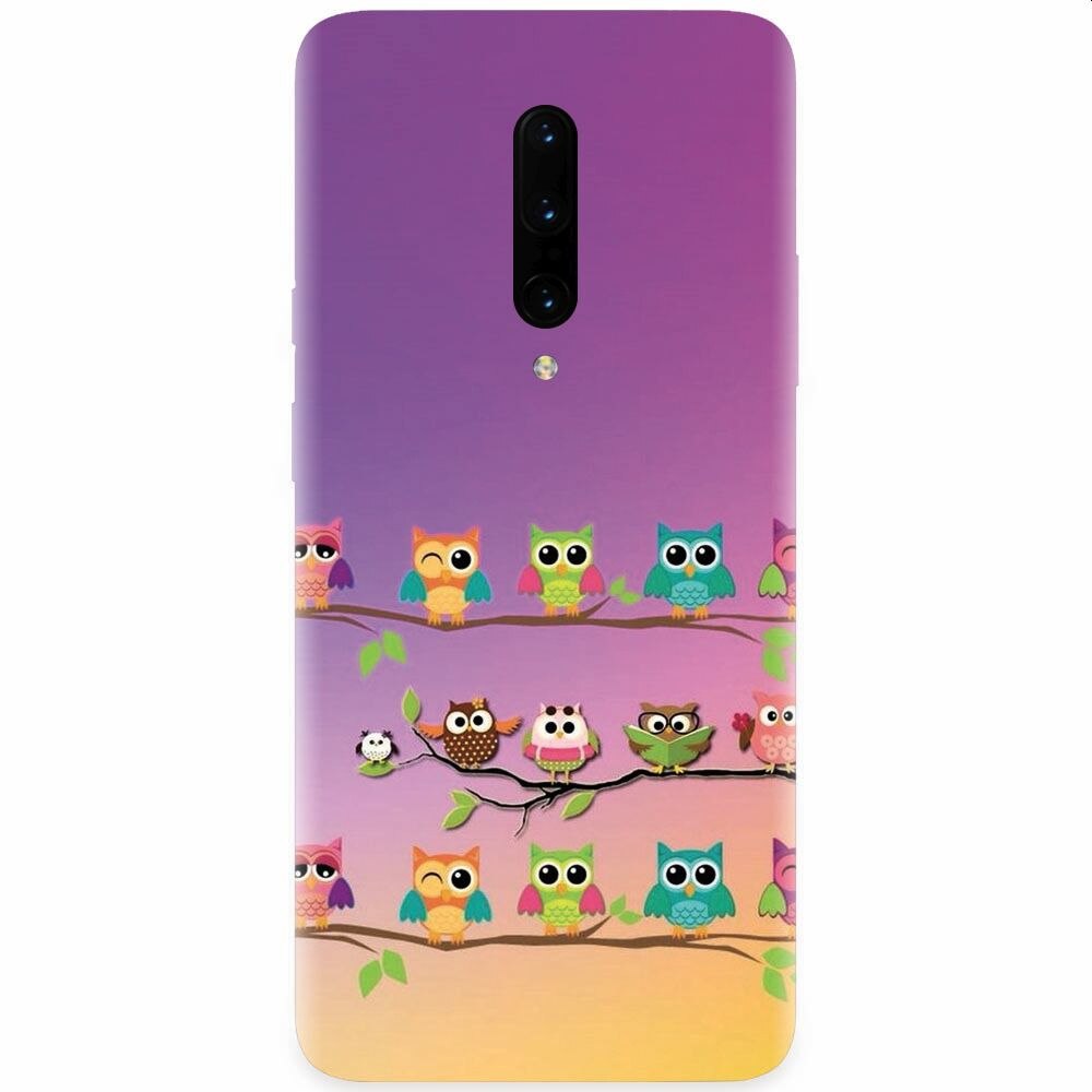 Husa silicon pentru OnePlus 7 Pro, Owls