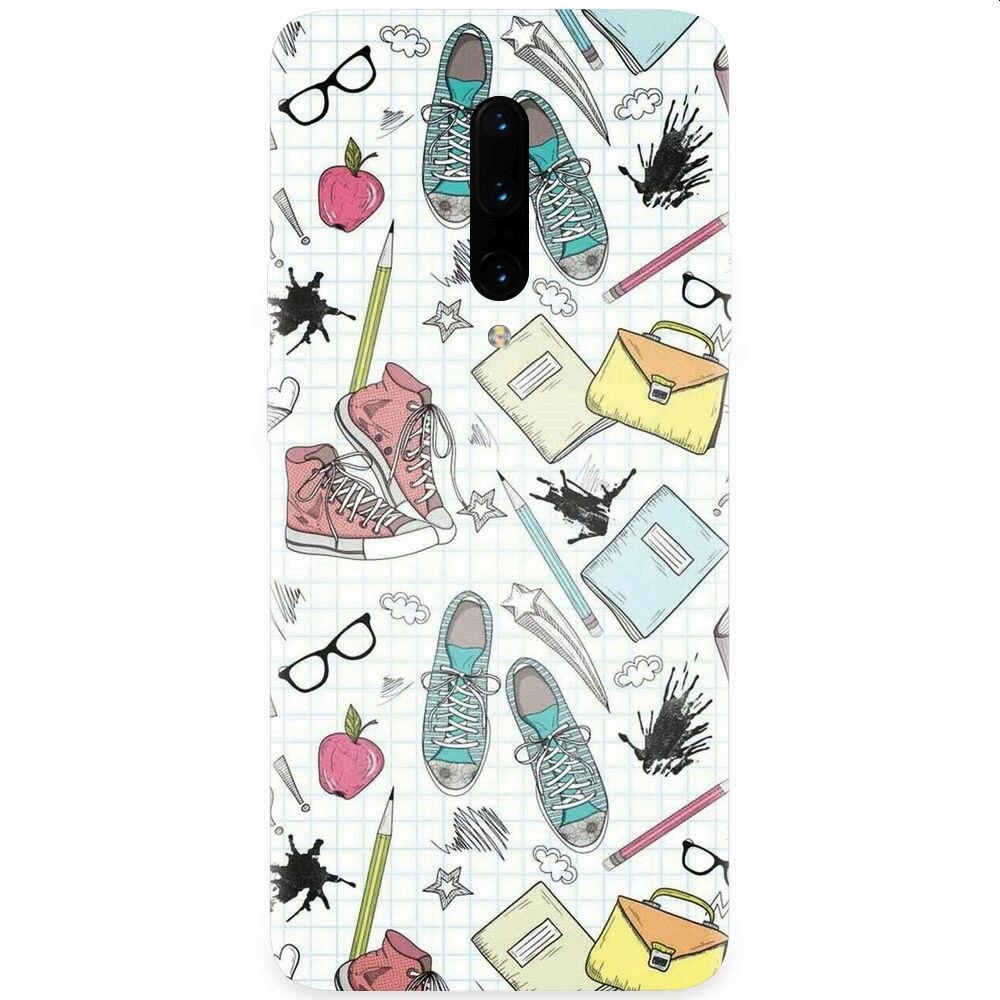 Husa silicon pentru OnePlus 7 Pro, School