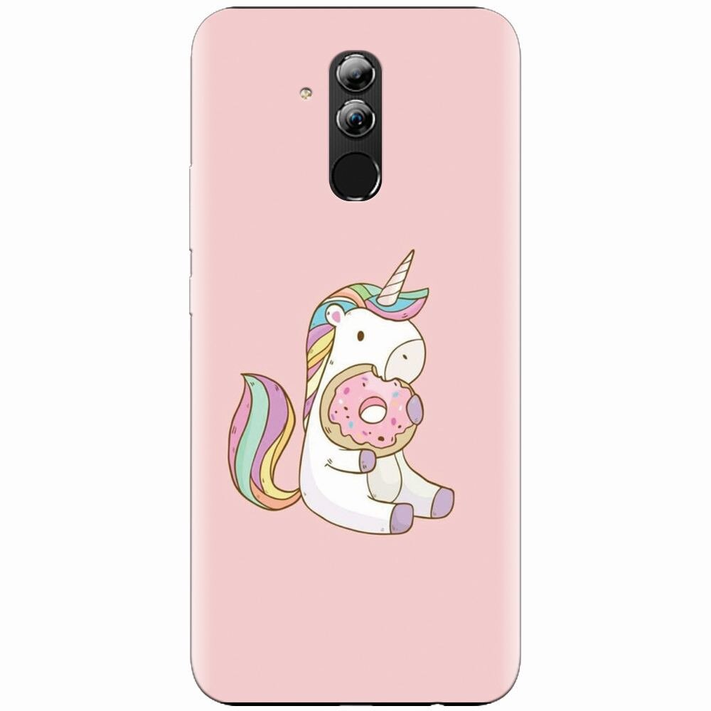 Husa silicon pentru Huawei Mate 20 Lite, Unicorn Donuts