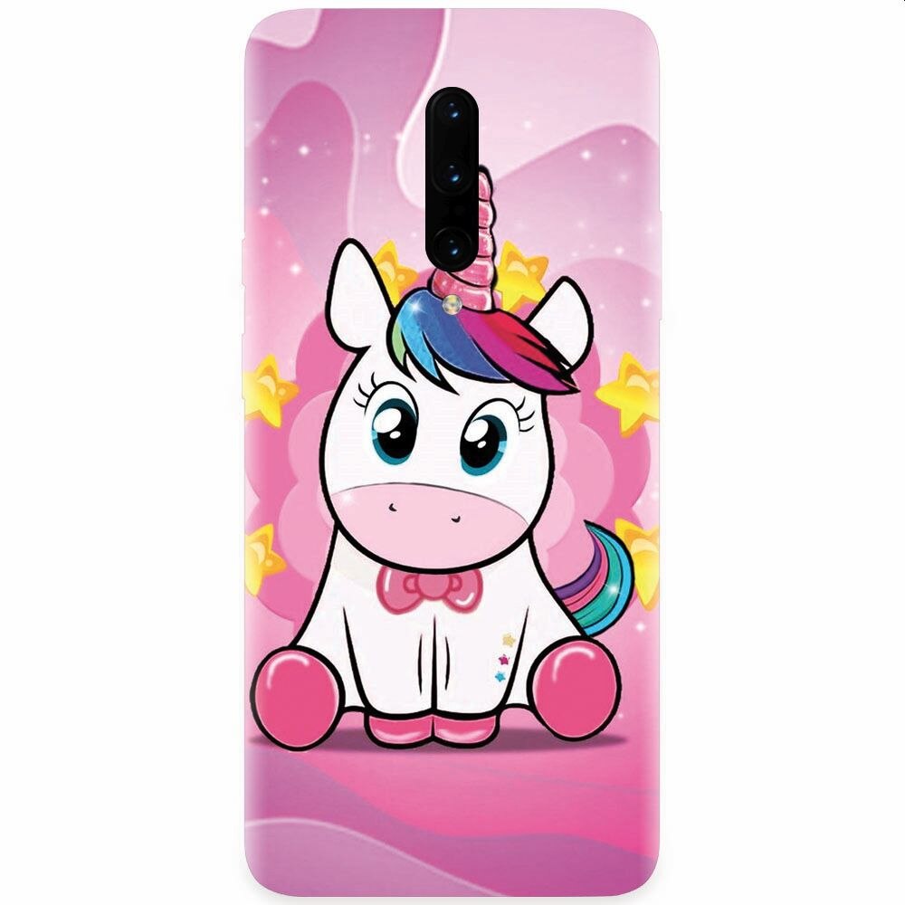 Husa silicon pentru OnePlus 7 Pro, Dream Like A Unicorn