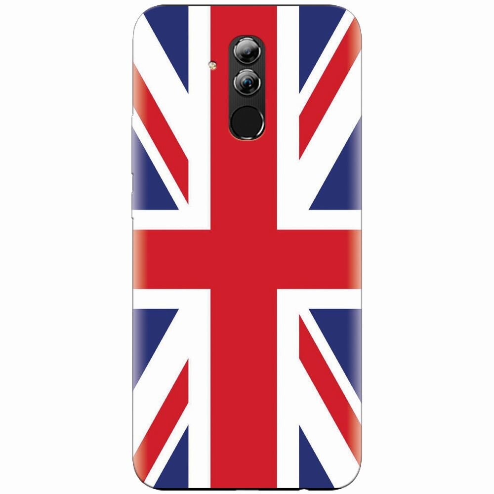 Husa silicon pentru Huawei Mate 20 Lite, UK Flag Illustration