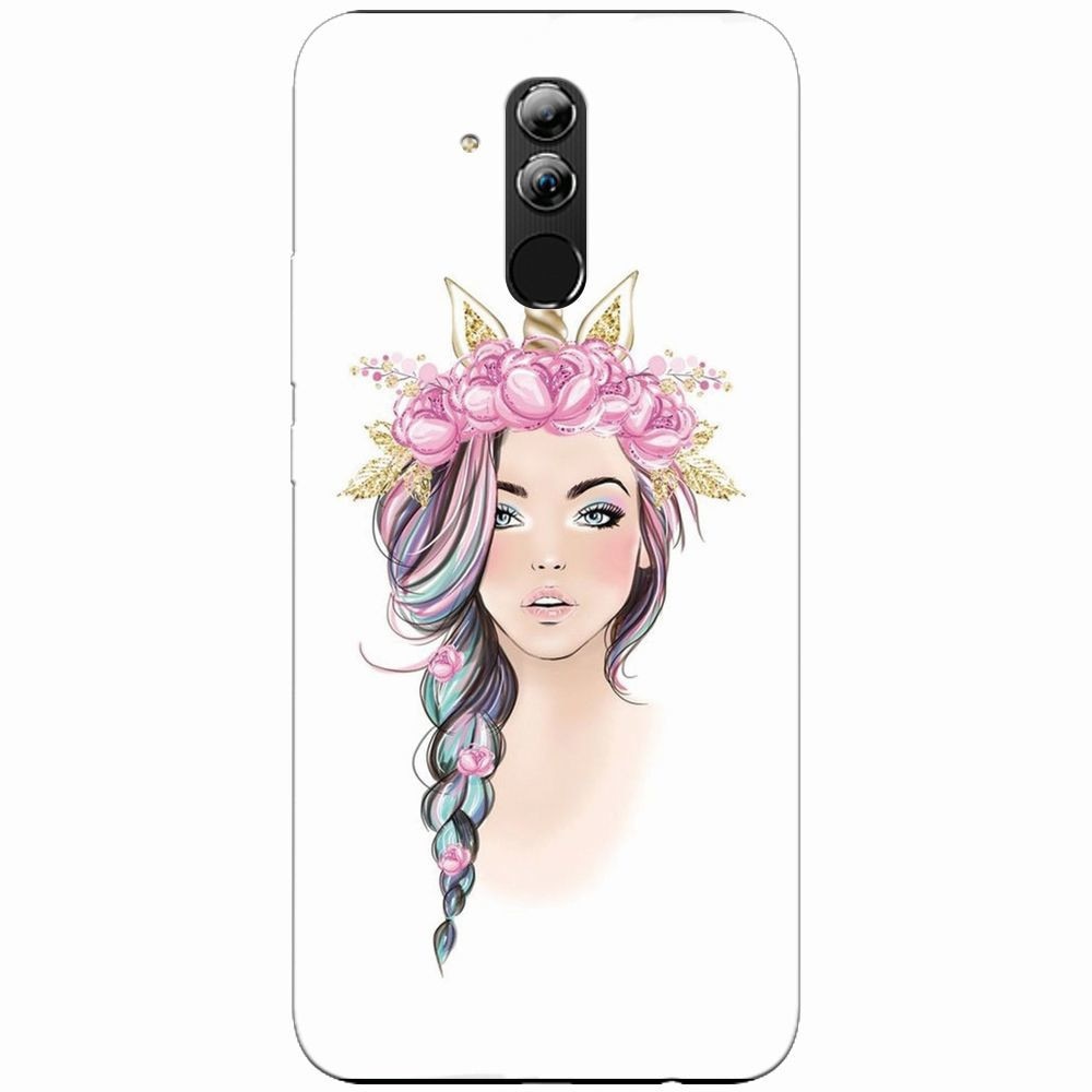 Husa silicon pentru Huawei Mate 20 Lite, Unicorn Girl