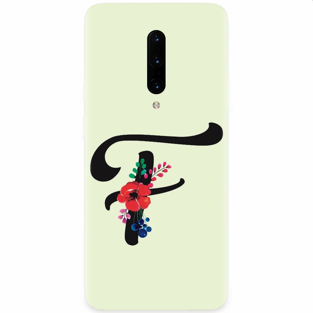 Husa silicon pentru OnePlus 7 Pro, Litera F
