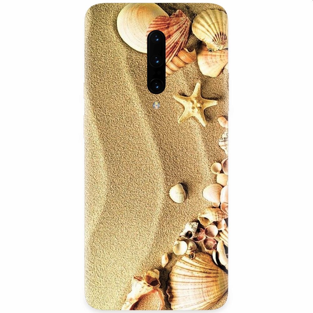 Husa silicon pentru OnePlus 7 Pro, Beach Sand Gold