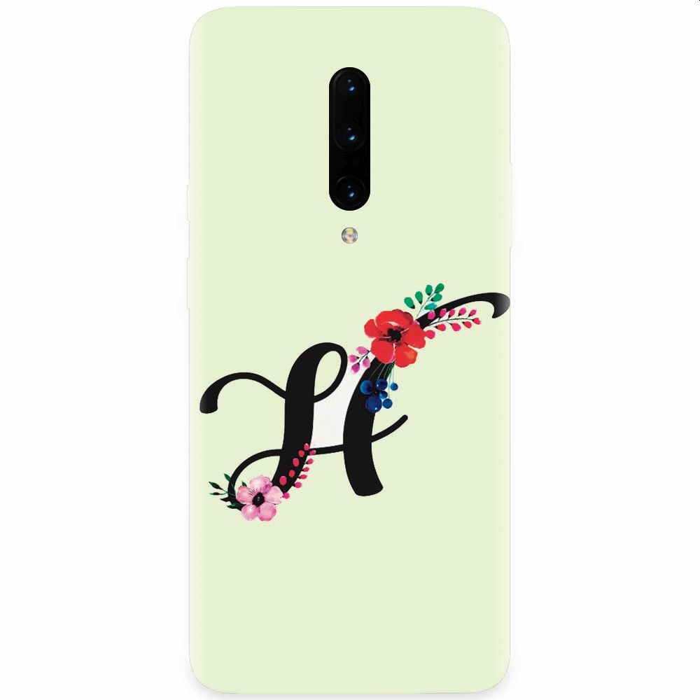 Husa silicon pentru OnePlus 7 Pro, Litera H