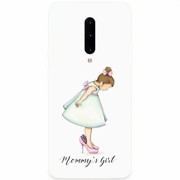 Husa silicon pentru OnePlus 7 Pro, Mommy's Girl Husa silicon pentru OnePlus 7 Pro, Mommy's Girl