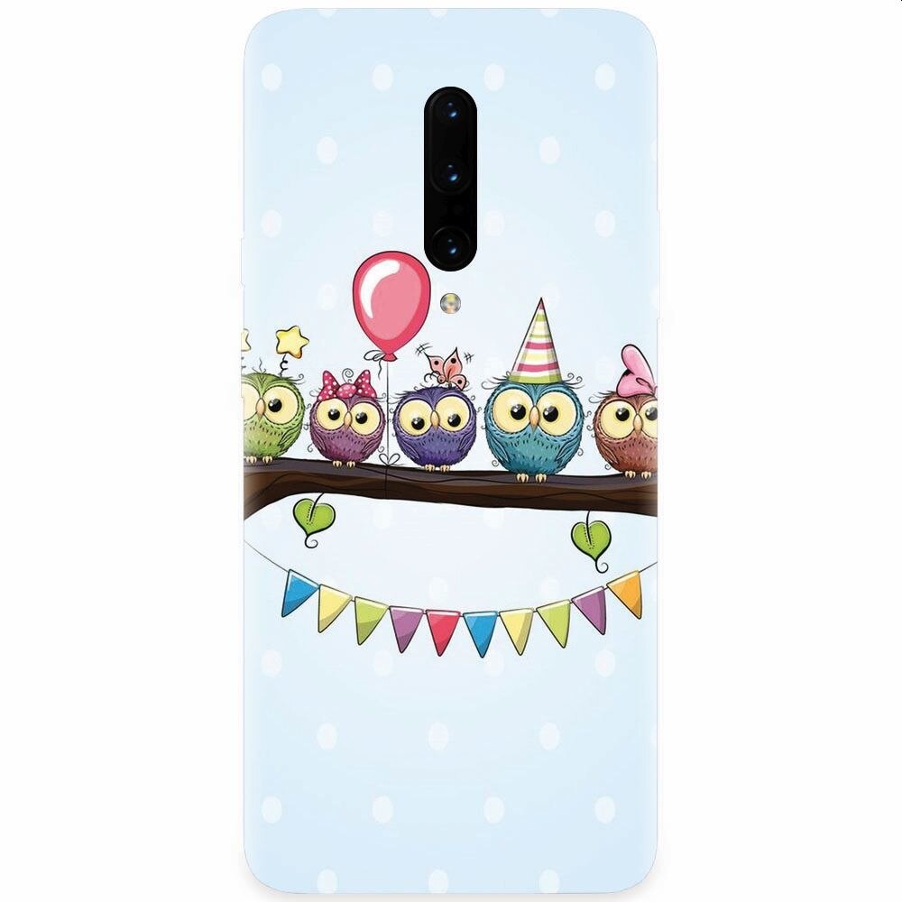 Husa silicon pentru OnePlus 7 Pro, Party Birds