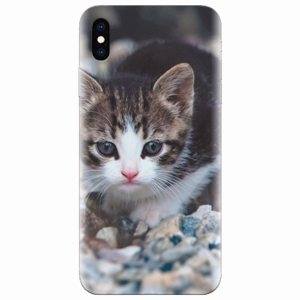 Husa silicon pentru Apple Iphone XS Max, Animal Cat