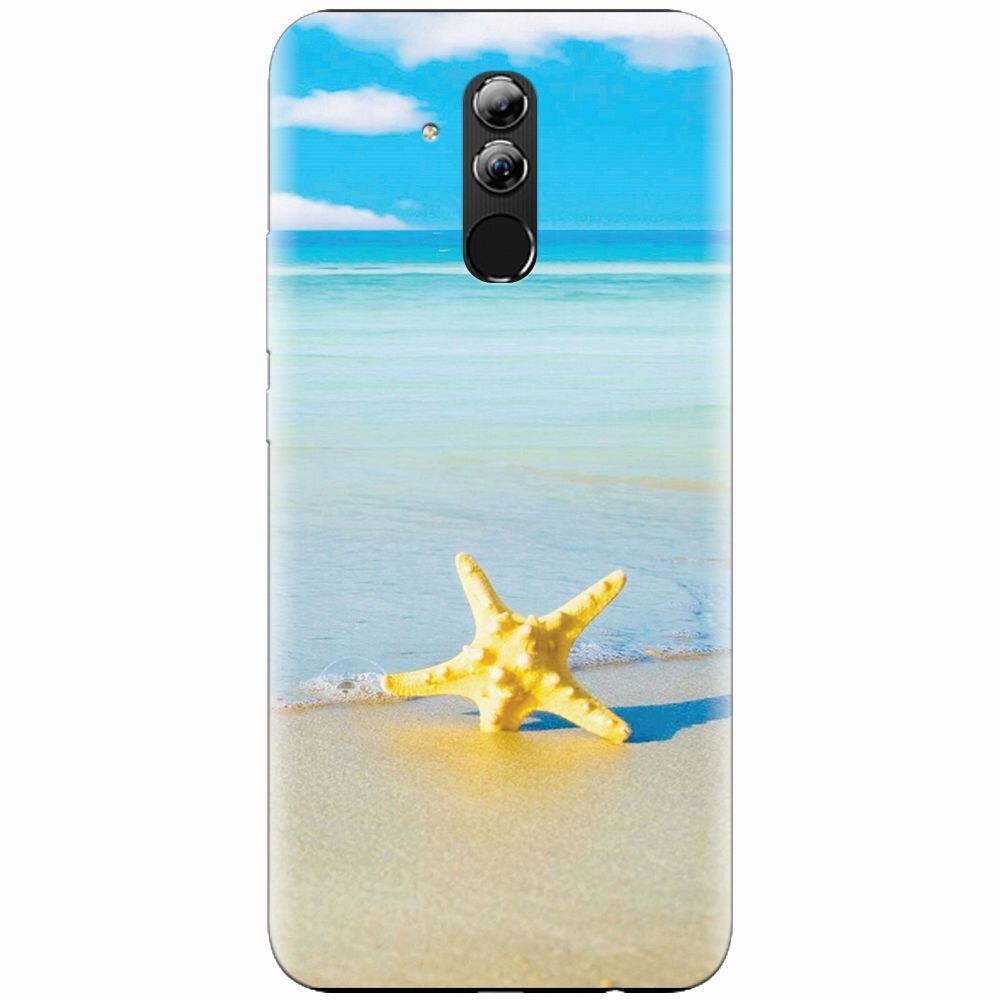 Husa silicon pentru Huawei Mate 20 Lite, Starfish Beach