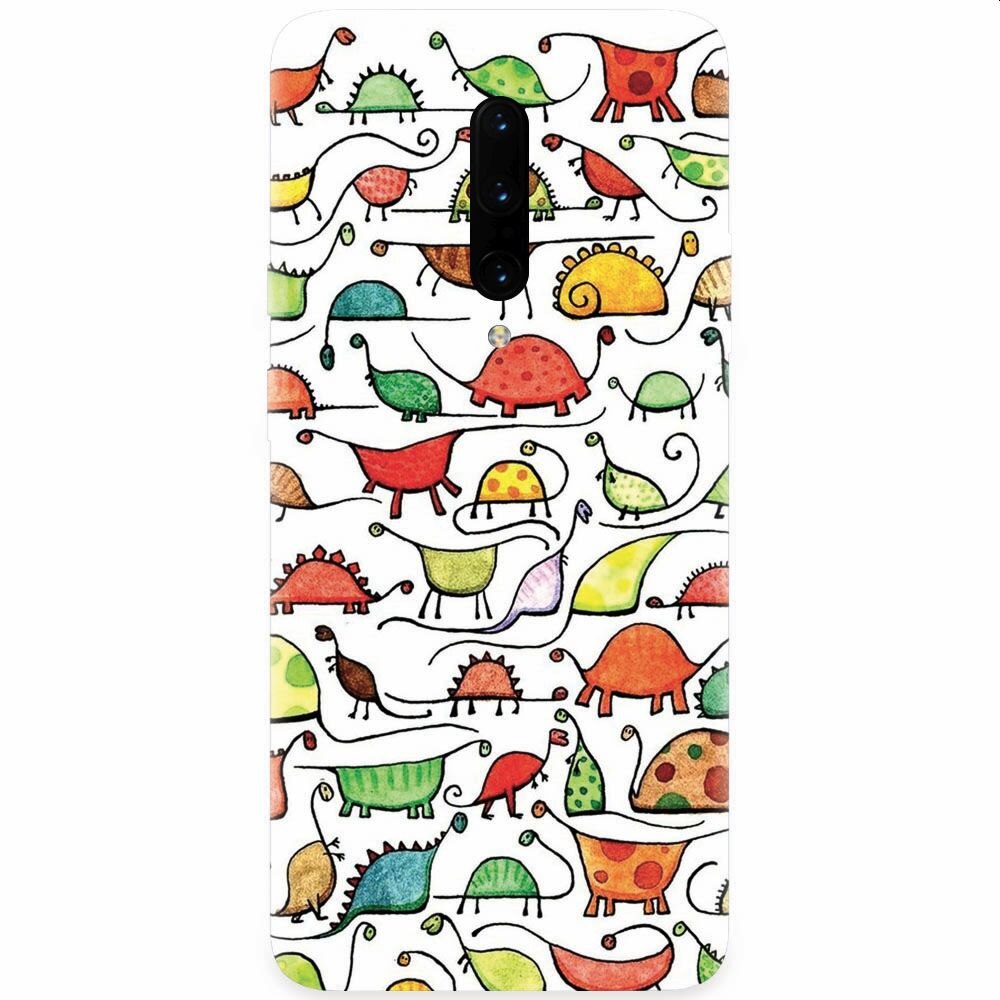 Husa silicon pentru OnePlus 7 Pro, Dino