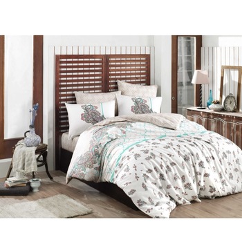 Lenjerie de pat bumbac Hobby JAZZ, pentru 2 persoane, lenjerie pat dublu, 4 piese, 200x220 / 50x70, 100% bumbac Lenjerie de pat bumbac Hobby JAZZ, pentru 2 persoane, lenjerie pat dublu, 4 piese, 200x220 / 50x70, 100% bumbac