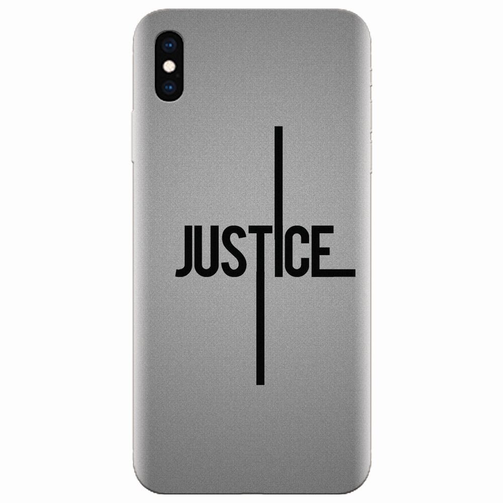 Husa silicon pentru Apple Iphone XS Max, Amir Justice Minimalistic Nubheebuccus Text
