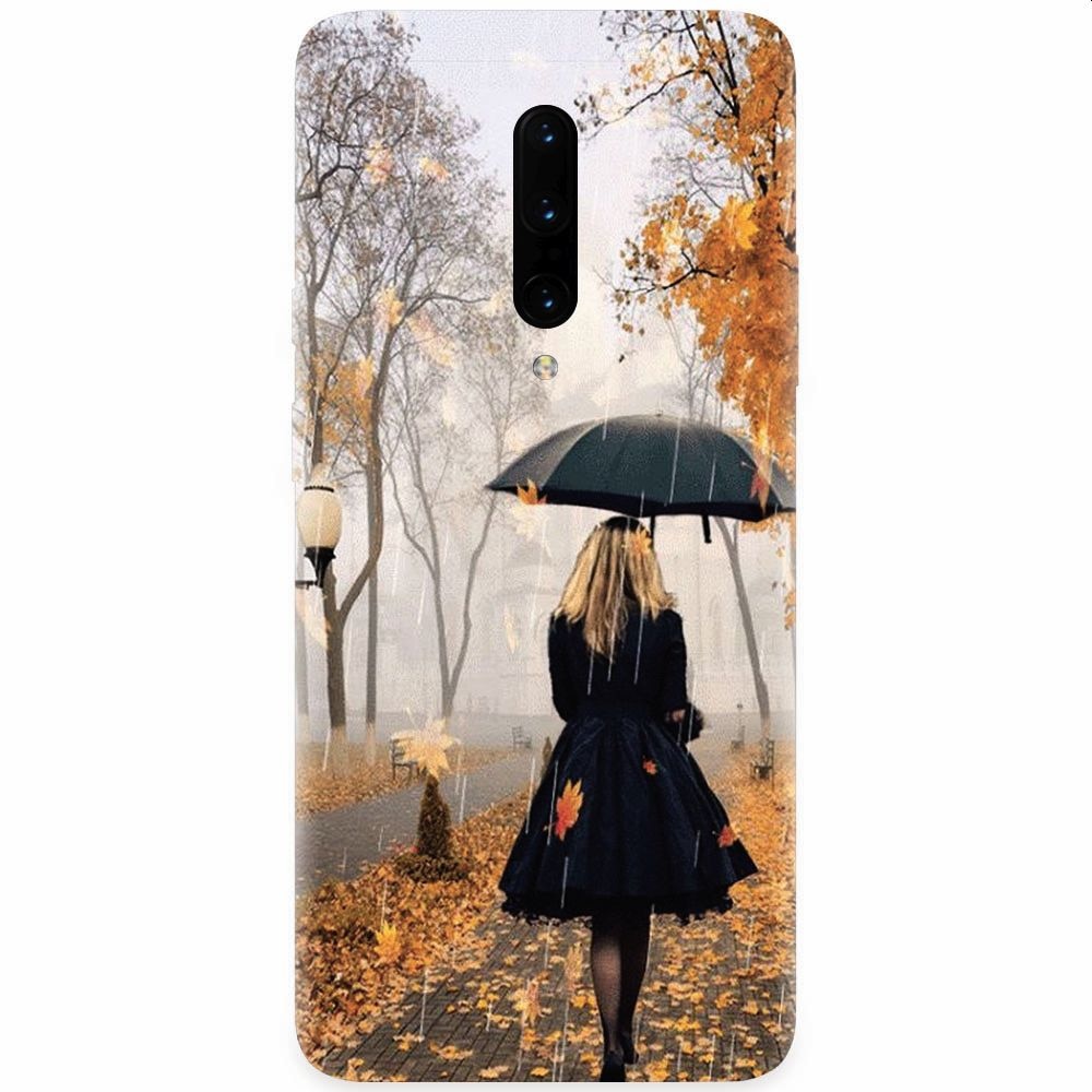 Husa silicon pentru OnePlus 7 Pro, Autum
