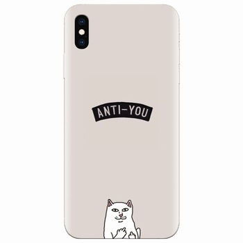 Husa silicon pentru Apple Iphone XS Max, Anti You Husa silicon pentru Apple Iphone XS Max, Anti You