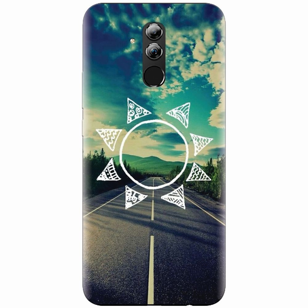Husa silicon pentru Huawei Mate 20 Lite, Sun On The Road