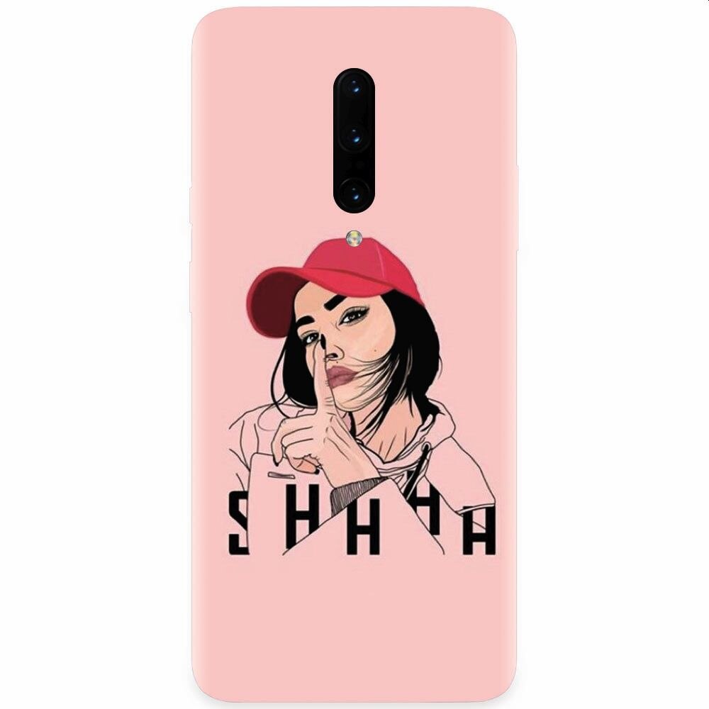 Husa silicon pentru OnePlus 7 Pro, Shhh