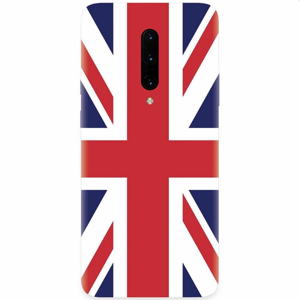 Husa silicon pentru OnePlus 7 Pro, UK Flag Illustration