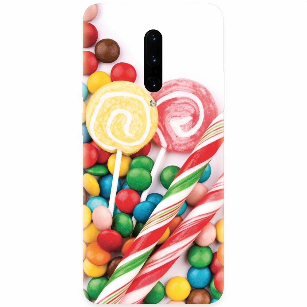 Husa silicon pentru OnePlus 7 Pro, Sweet Colorful Candy