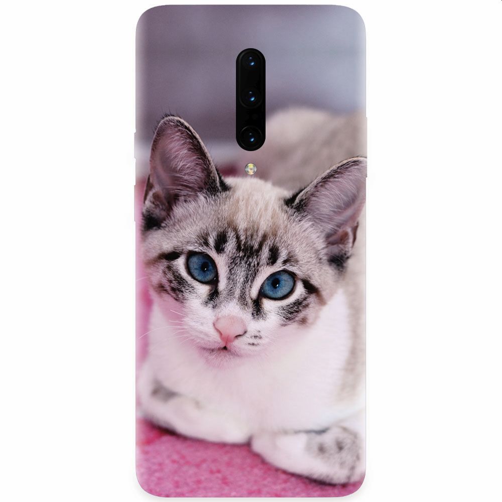 Husa silicon pentru OnePlus 7 Pro, Siamese Kitty