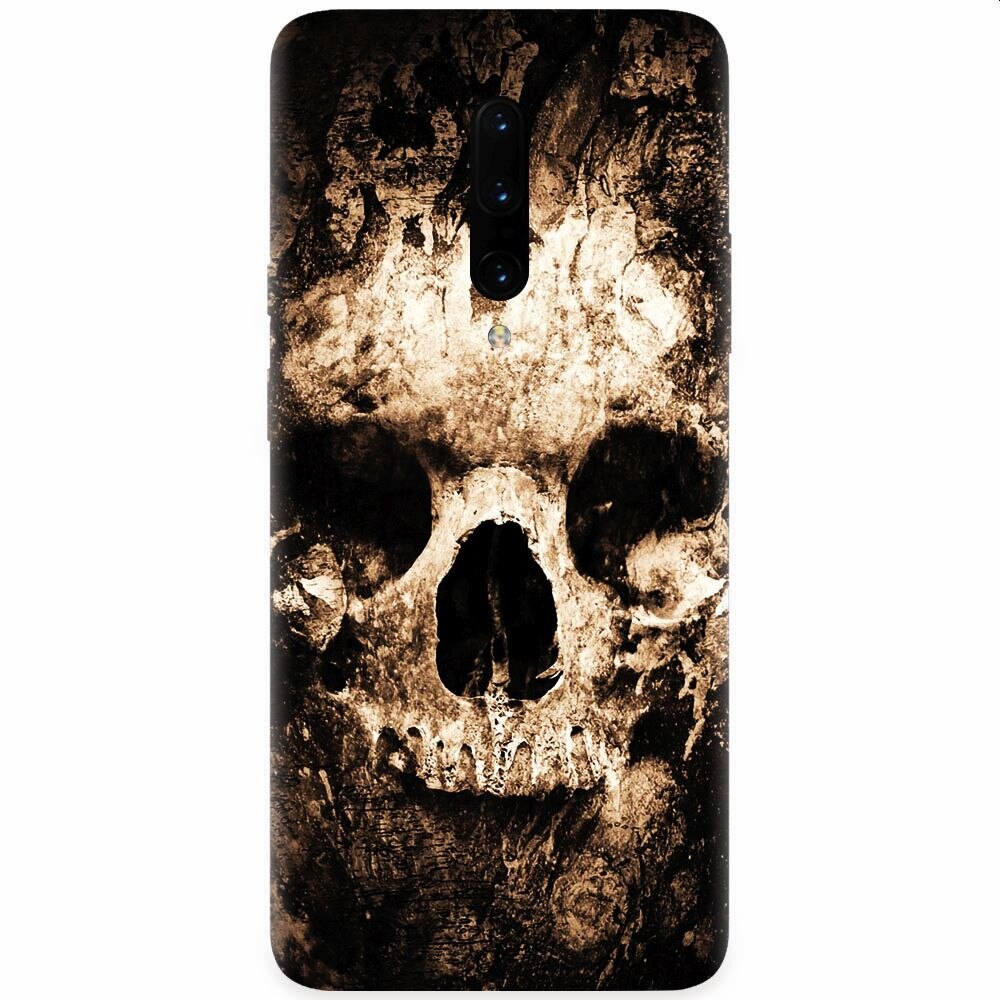 Husa silicon pentru OnePlus 7 Pro, Zombie Skull