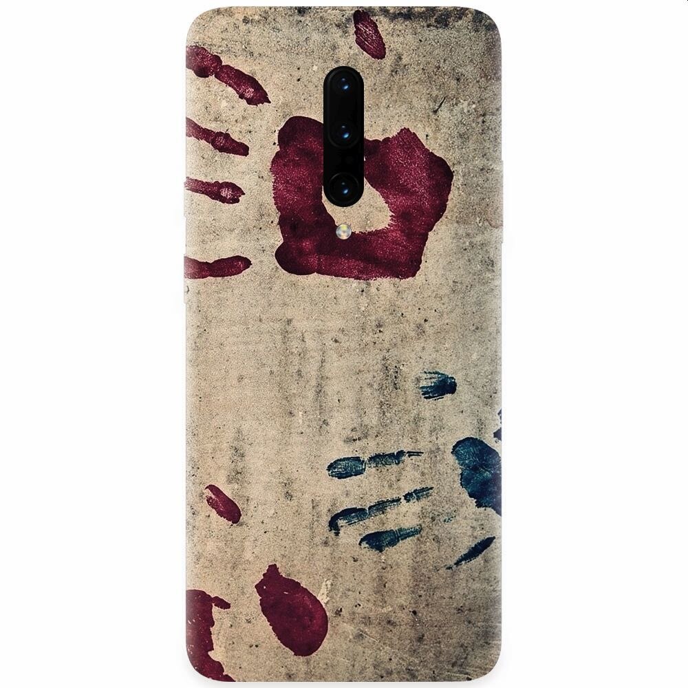 Husa silicon pentru OnePlus 7 Pro, Handprints