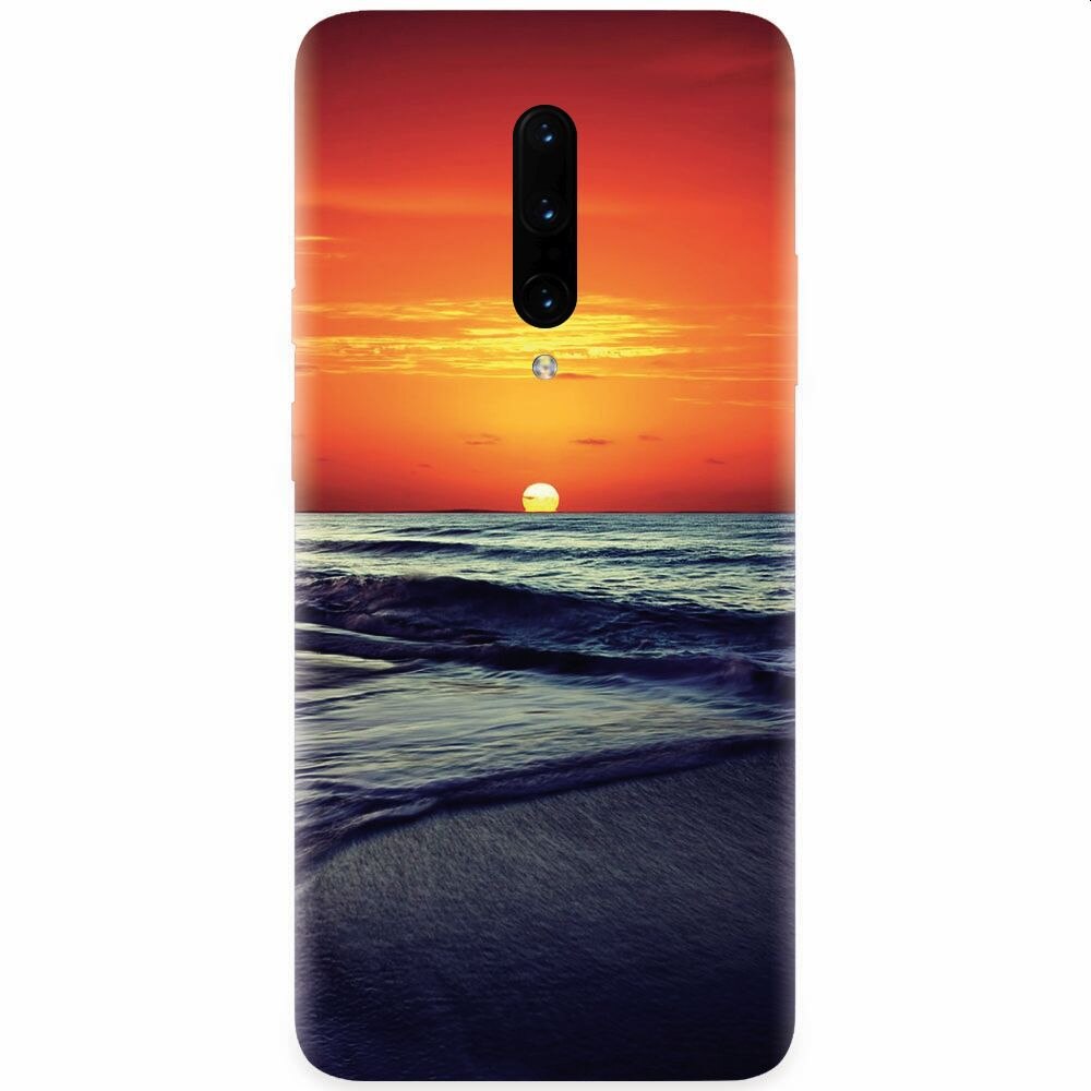 Husa silicon pentru OnePlus 7 Pro, Ocean Sunset