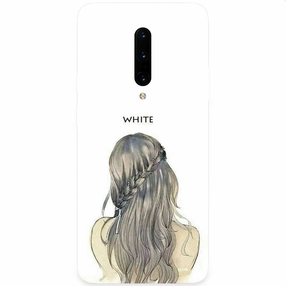 Husa silicon pentru OnePlus 7 Pro, White