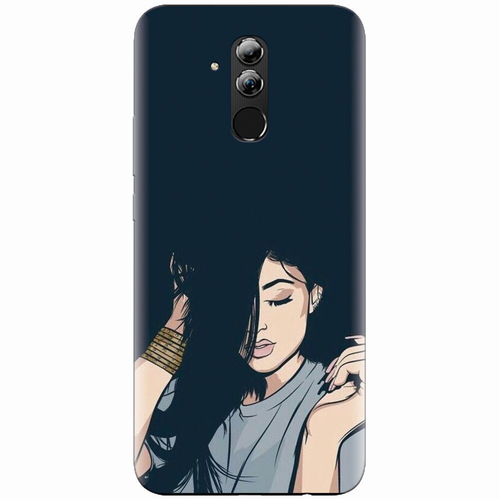 Husa silicon pentru Huawei Mate 20 Lite, Simple Girl