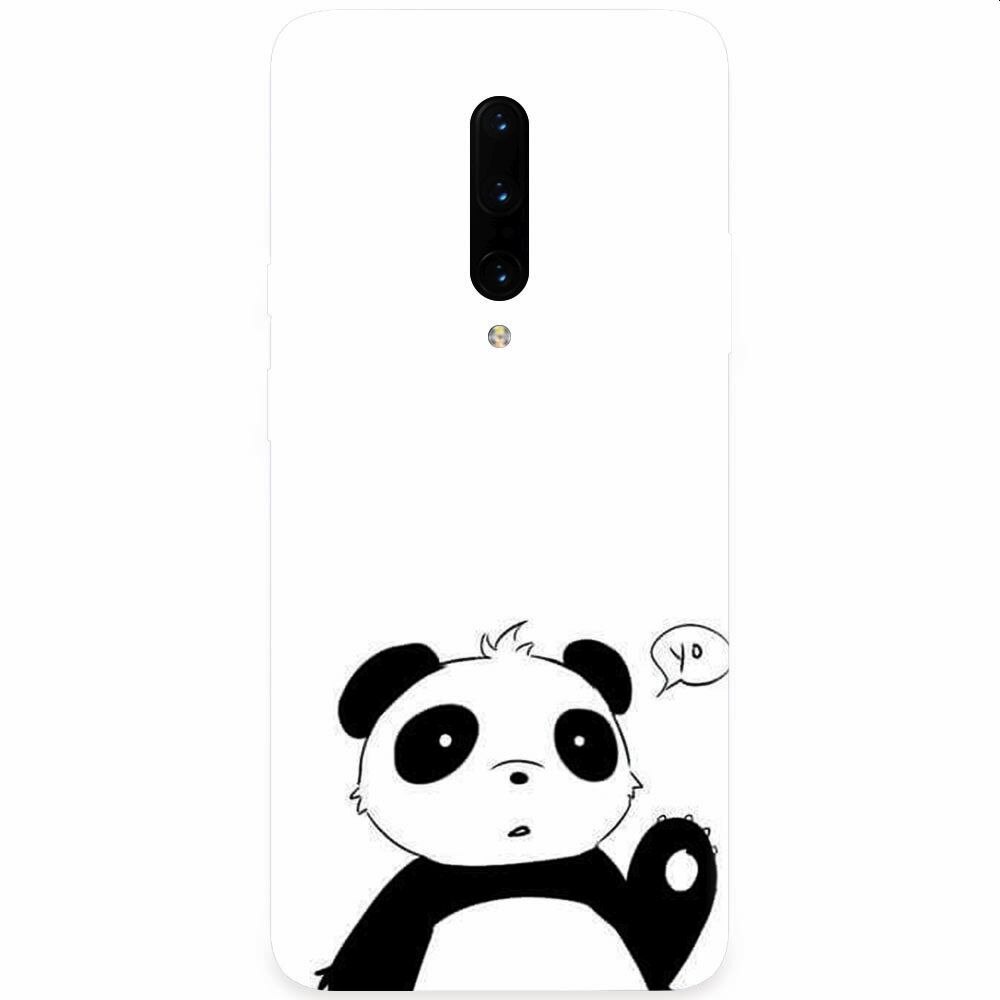Husa silicon pentru OnePlus 7 Pro, Panda Cellphone