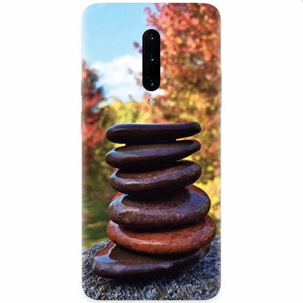 Husa silicon pentru OnePlus 7 Pro, Stacking Stones