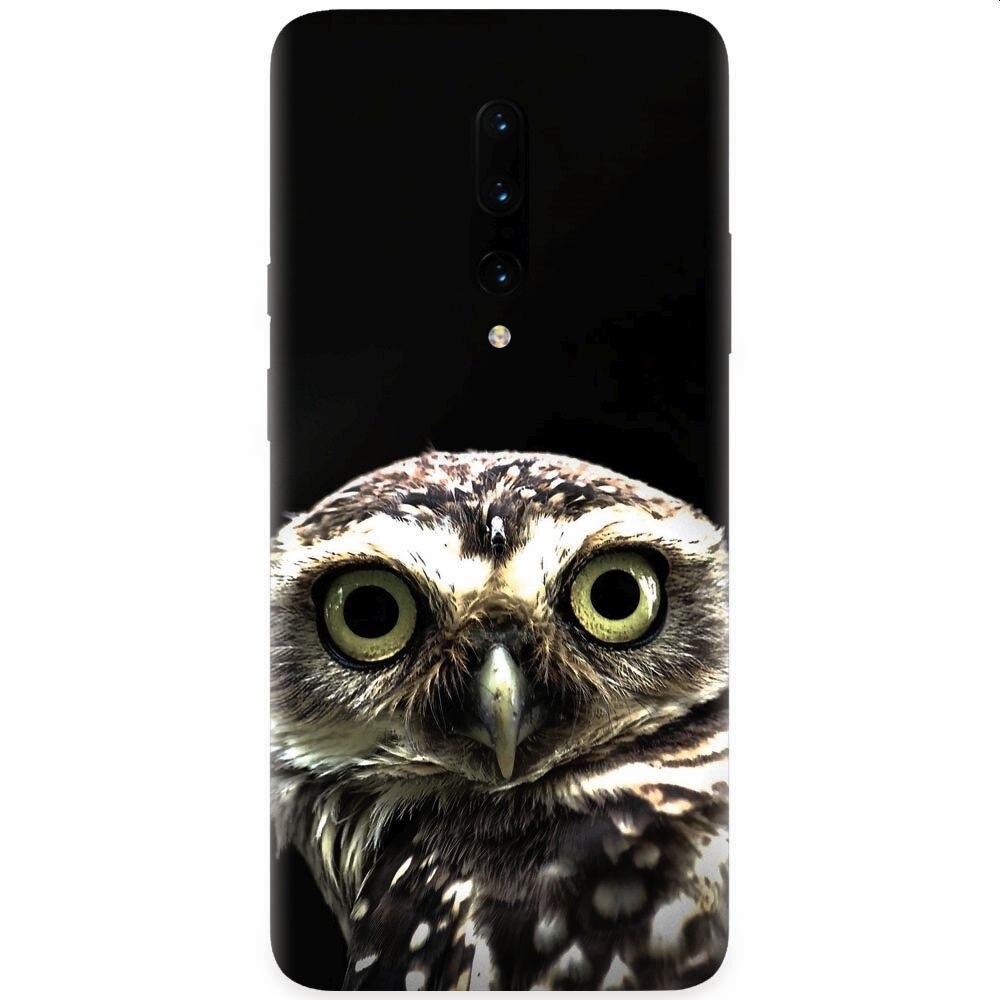 Husa silicon pentru OnePlus 7 Pro, Owl In The Dark