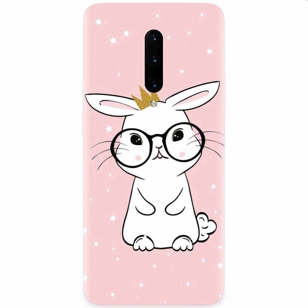 Husa silicon pentru OnePlus 7 Pro, Cute Rabbit