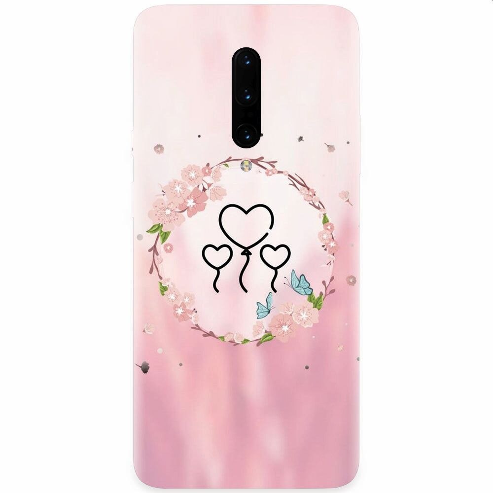 Husa silicon pentru OnePlus 7 Pro, Heart Baloons