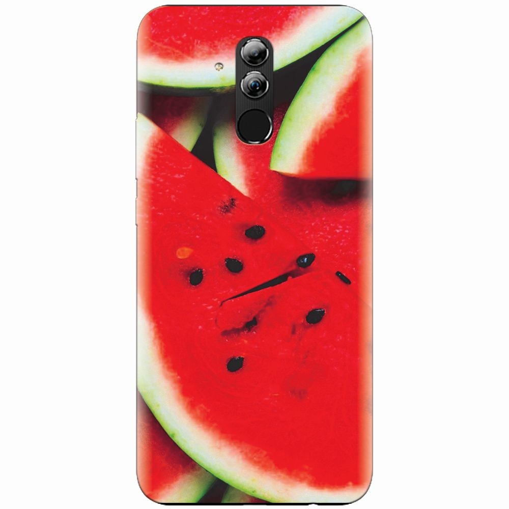 Husa silicon pentru Huawei Mate 20 Lite, S Of Watermelon Slice