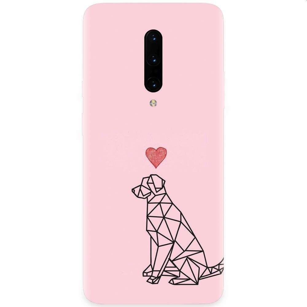 Husa silicon pentru OnePlus 7 Pro, Love Dog