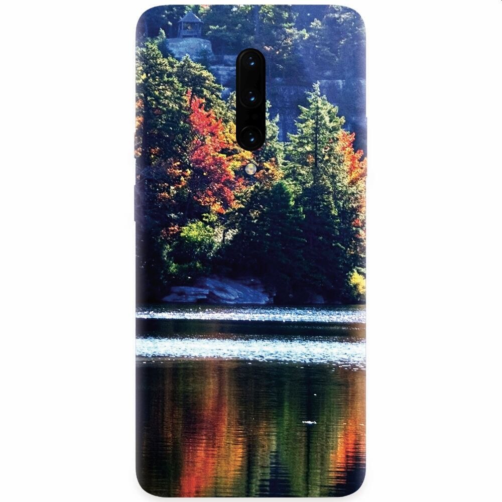 Husa silicon pentru OnePlus 7 Pro, Lake Minnewaska Autumn