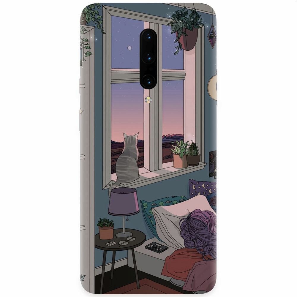 Husa silicon pentru OnePlus 7 Pro, Girl Room