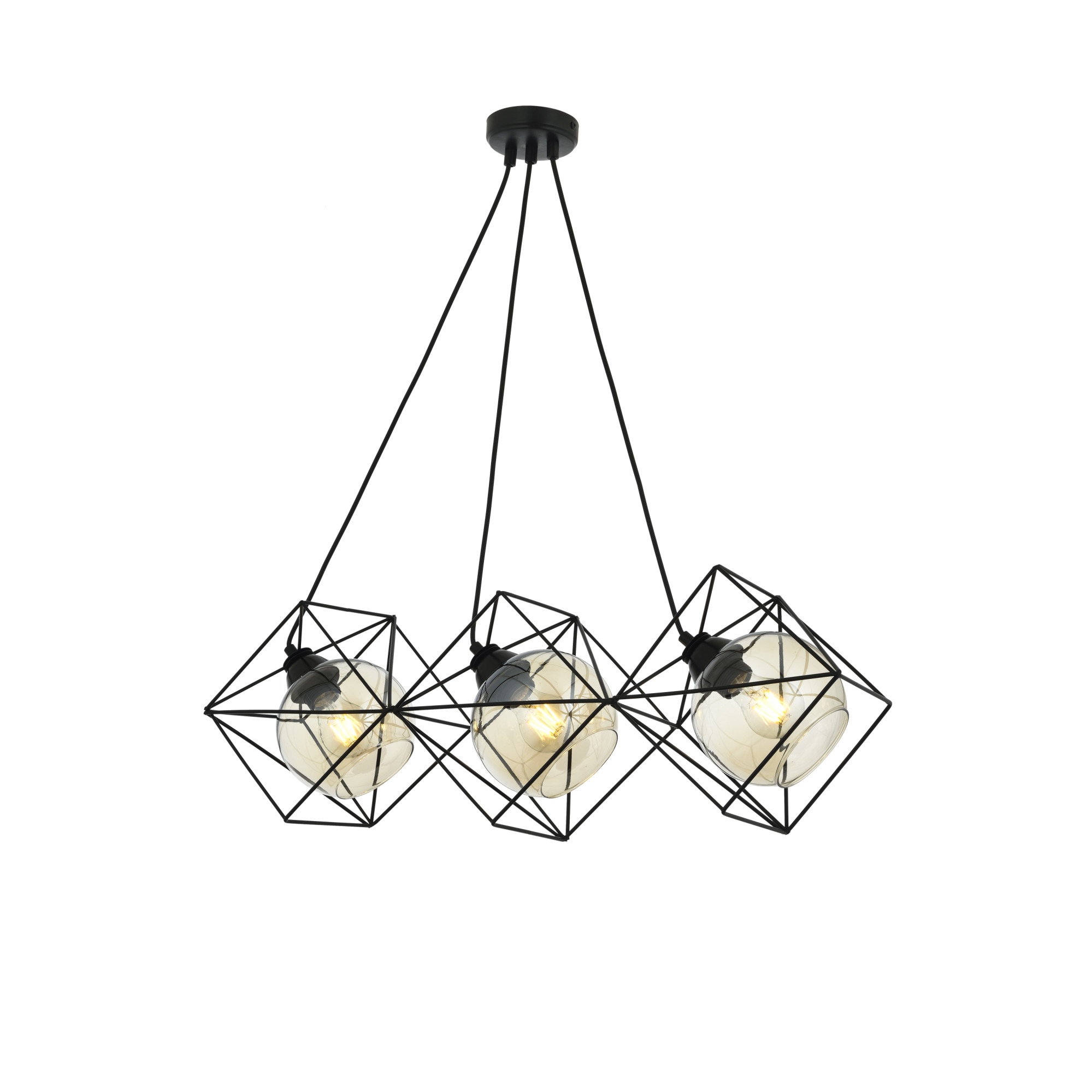 Lustra Avonni 60012, finisaj Negru, 3xE27, max 60 W