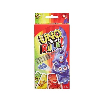 Joc de carti Mattel UNO Colors Rule Joc de carti Mattel UNO Colors Rule