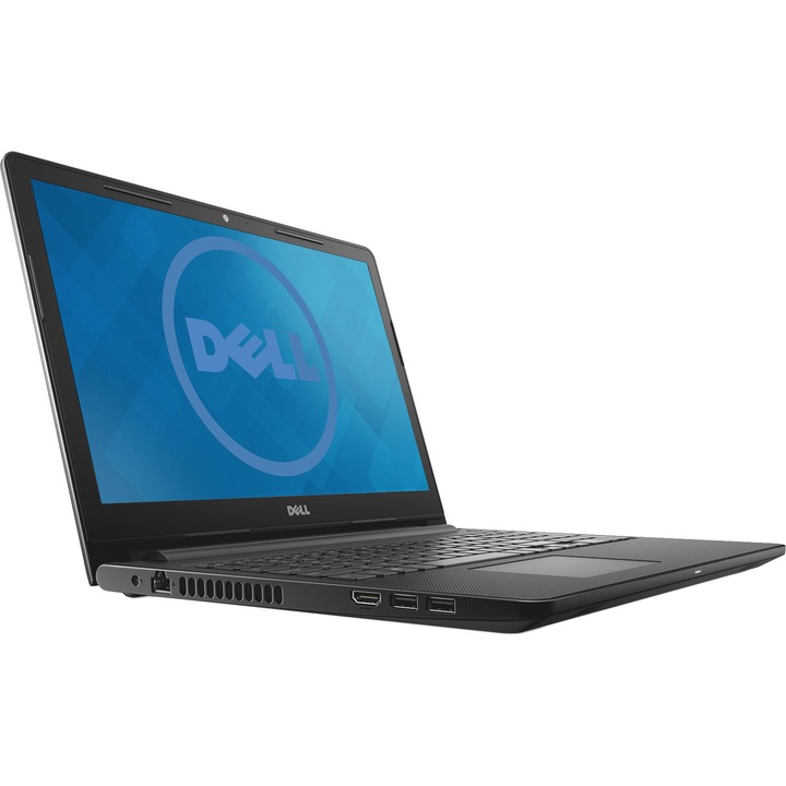 Dell Inspiron 3567 laptop, Intel® Core™ i3-7020U 2.30 GHz-es processzorral, Kaby Lake, 15.6", Full HD, 4GB, 1TB, DVD-RW, Intel® HD Graphics 620, Ubuntu Linux 16.04, Nemzetközi angol billentyűzet, Fekete