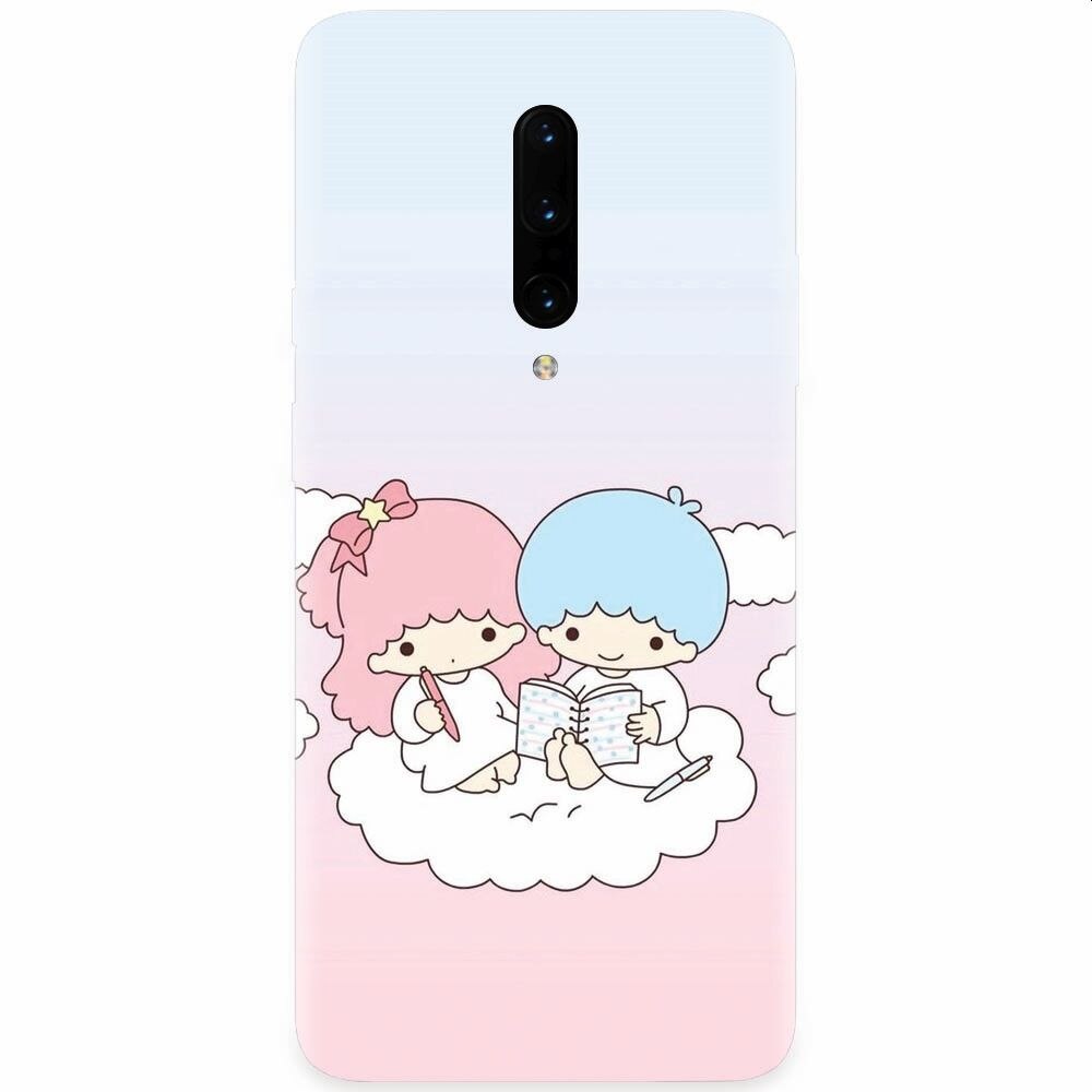 Husa silicon pentru OnePlus 7 Pro, Little Twins On Cloud