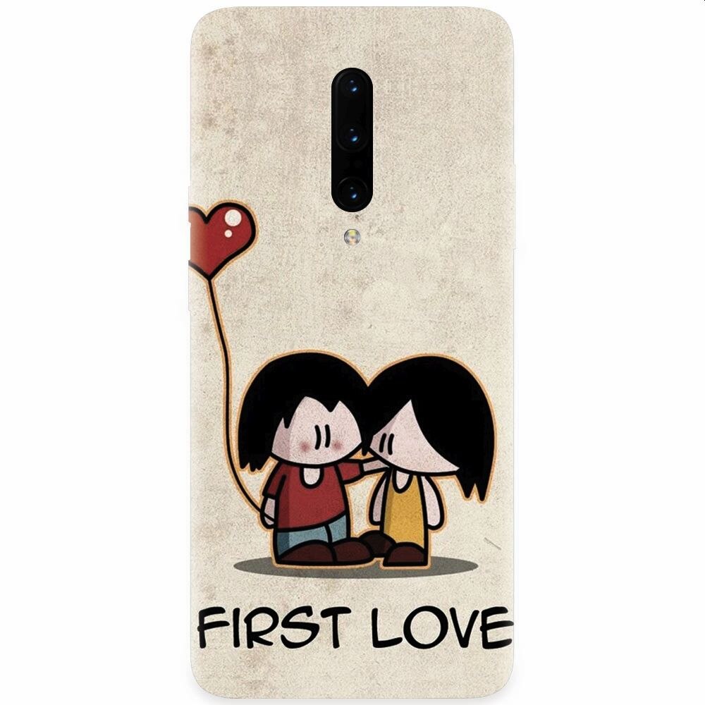Husa silicon pentru OnePlus 7 Pro, First Love Great Lock Screen