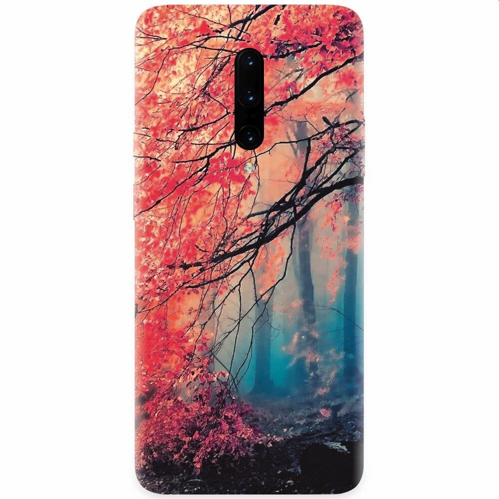 Husa silicon pentru OnePlus 7 Pro, Morning Fog Inest Nature
