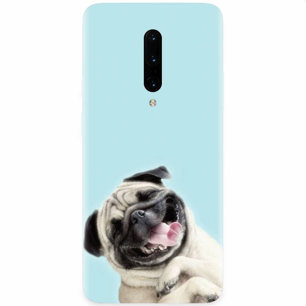 Husa silicon pentru OnePlus 7 Pro, Happy Dog