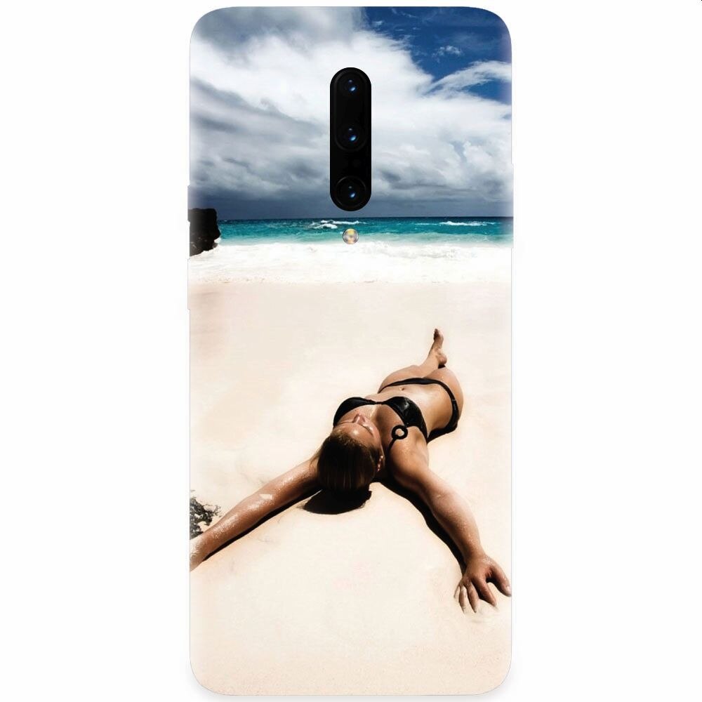 Husa silicon pentru OnePlus 7 Pro, Beach Lounging