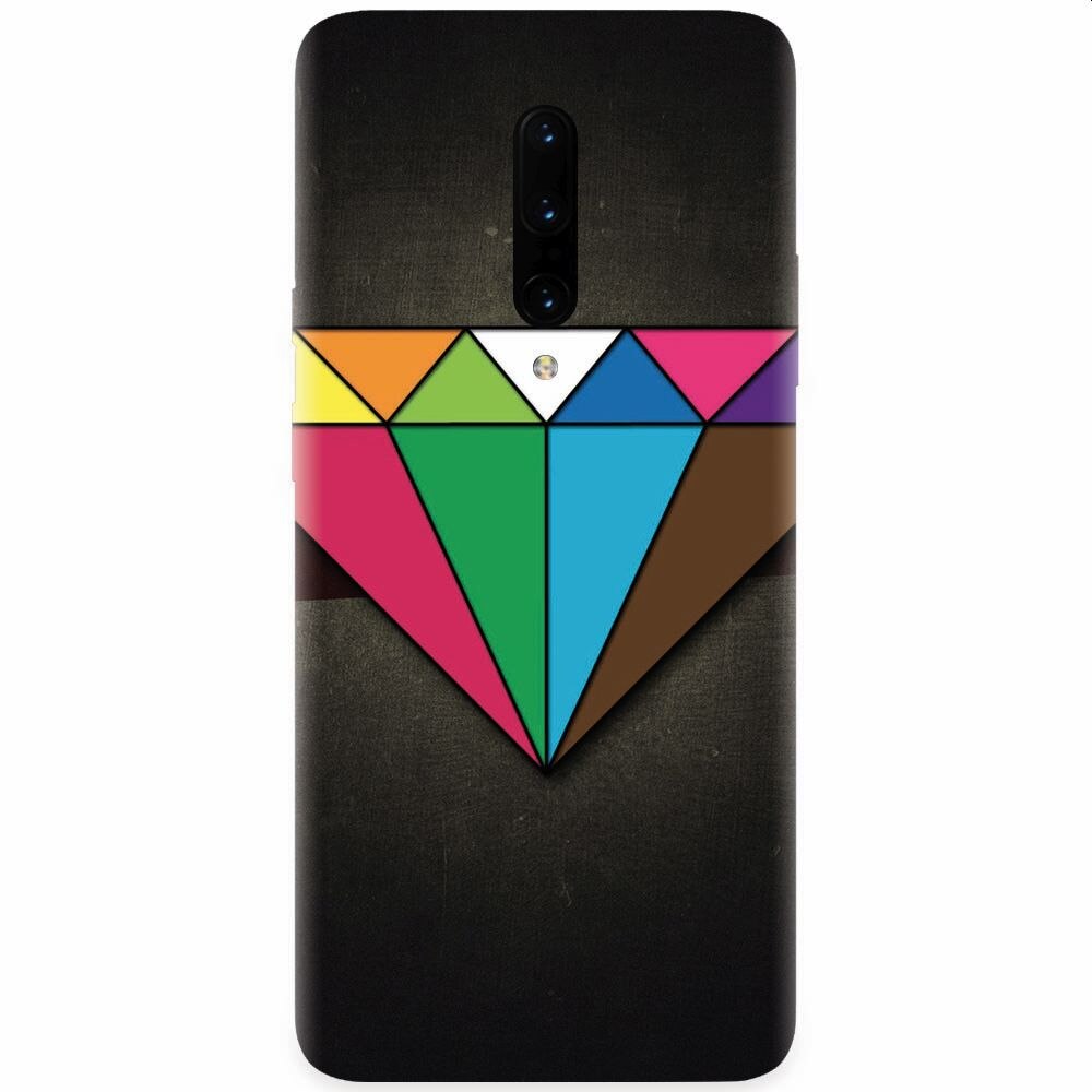 Husa silicon pentru OnePlus 7 Pro, Colorful Diamond
